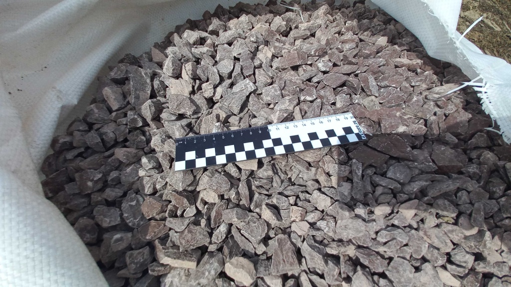 Лемезит декоративный щебень