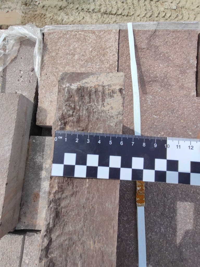 Прямоугольные плиты лемезит для шаговых дорожек