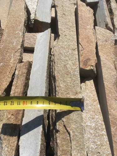 Горбушка златолит золотистый для облицовки купить в Губахе