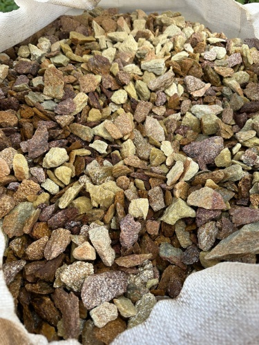 Златолит персиковый декоративная каменная крошка купить в Губахе