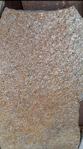 Плитняк златолит серебристый для цоколя, отмостки купить в Губахе