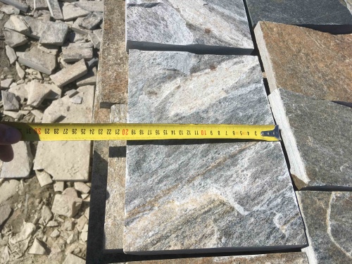 Плитка пилёная златолит Уральский для фасада купить в Губахе