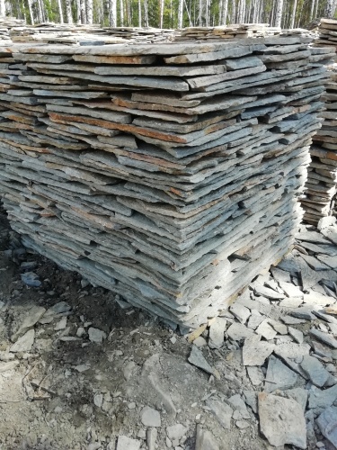 Плитняк златолит Уральский для цоколя, отмостки купить в Губахе