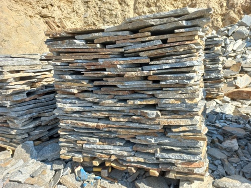 Плитняк серицит облицовочный 10-20мм купить в Губахе